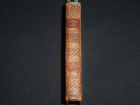 1806 THE POEMS OF OSSIAN THE SON OF FINGAL BOOK - VOLUME 1 - KD 9429