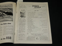 1942 JULY SPORTS AFIELD MAGAZINE - AMERICAN FLAG COVER - J 6093
