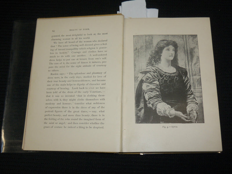 1894 BEAUTY OF FORM AND GRACE OF VESTURE HARDCOVER BOOK - FRANCES STEELE- J 7030