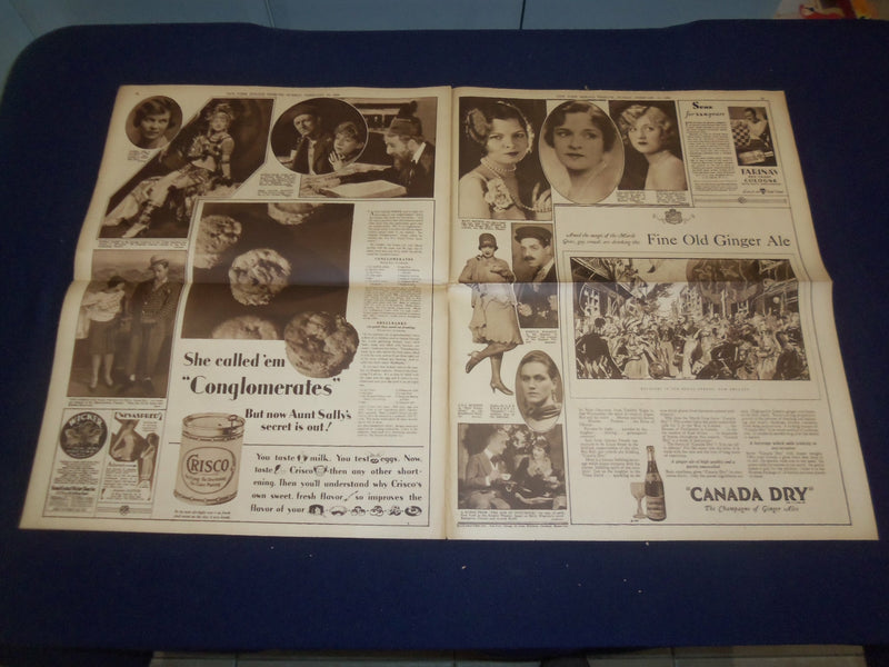 1929 FEB 10 NEW YORK HERALD TRIBUNE GRAVURE SECTION - LINCOLN PORTRAIT - NP 4991
