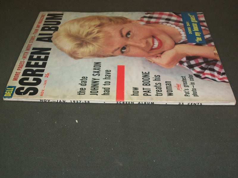 1957 NOV - 1958 JAN SCREEN ALBUM MAGAZINE - DORIS DAY COVER - M 242