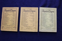 1935-1939 READER'S DIGEST MAGAZINE - LOT OF 9 - O 3444B
