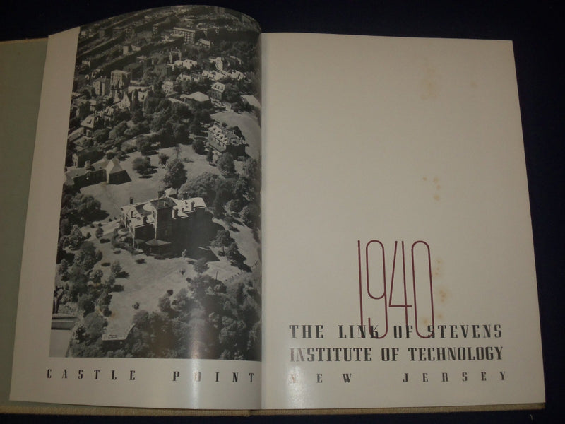 1940 THE LINK STEVENS INSTITUTE OF TECHNOLOGY NEW JERSEY YEARBOOK - YB 1