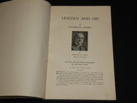 1922 LINCOLN AND LEE A PATRIOTIC STORY SOFTCOVER BOOK BY SMITH D. FRY - J 6893