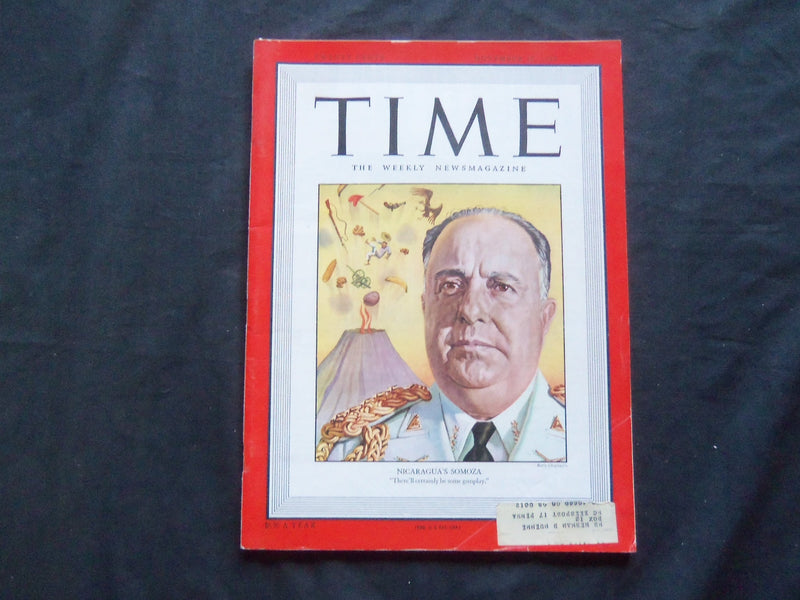 1948 NOVEMBER 15 TIME MAGAZINE - NICARAGUA'S ANASTASIO SOMOZA - T 1148