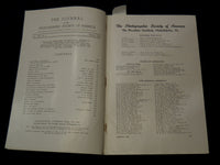 1942 THE JOURNAL OF THE PHOTOGRAPHIC SOCIETY OF AMERICA LOT OF 3 ISSUES - K 2624