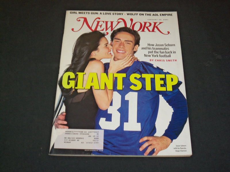 2001 JANUARY 29 NEW YORK MAGAZINE-GIANT STEP JASON SEHORN & ANGIE HARMON-SP 5964