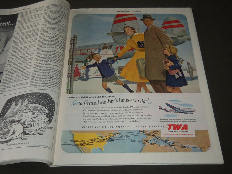 1951 NOV 17 THE SATURDAY EVENING POST MAGAZINE - ILLUSTRATED COVER - SP 1893