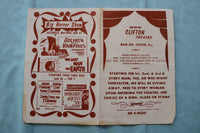 1960'S NEW CLIFTON THEATRE PROGRAMS - LOT OF 16 -CLIFTON, NJ - K 2538