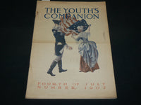 1902 JULY 3 YOUTH'S COMPANION MAGAZINE - FOURTH OF JULY COVER - LONDON - ST 530U