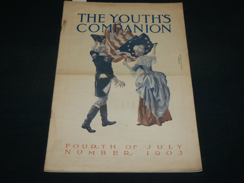 1902 JULY 3 YOUTH'S COMPANION MAGAZINE - FOURTH OF JULY COVER - LONDON - ST 530U