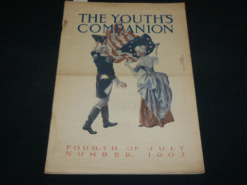 1902 JULY 3 YOUTH'S COMPANION MAGAZINE - FOURTH OF JULY COVER - LONDON - ST 530U
