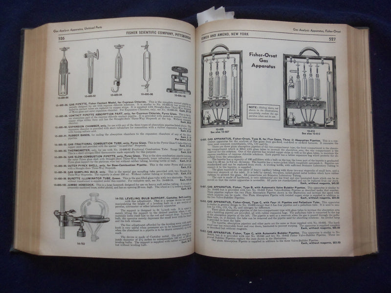 1942 ELMER AND AMEND FISHER SCIENTIFIC COMPANY HARDCOVER CATALOG - R 98A