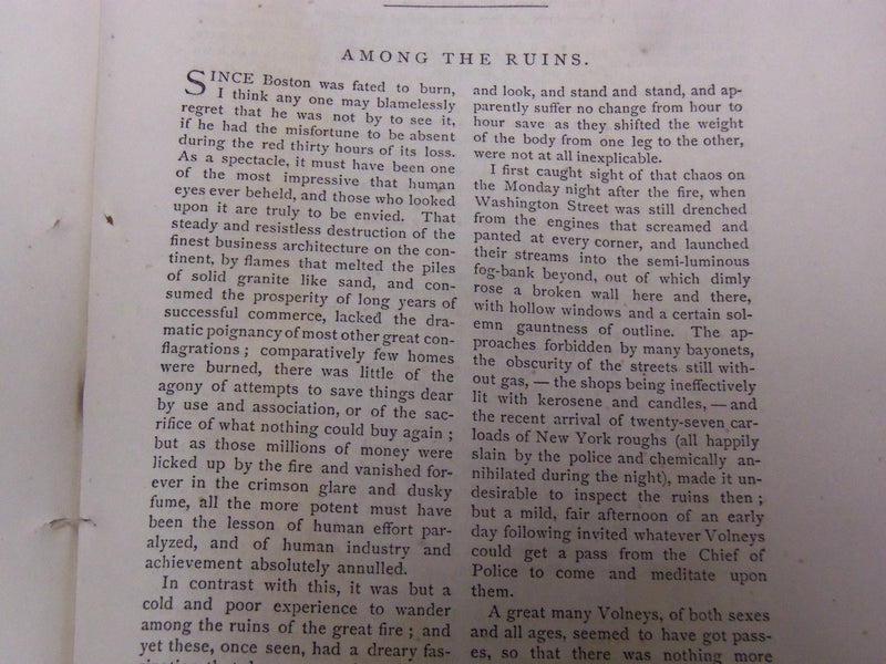 1873 THE ATLANTIC MONTHLY MAGAZINE LOT OF 12 COMPLETE YEAR - WHITTER - WR 307