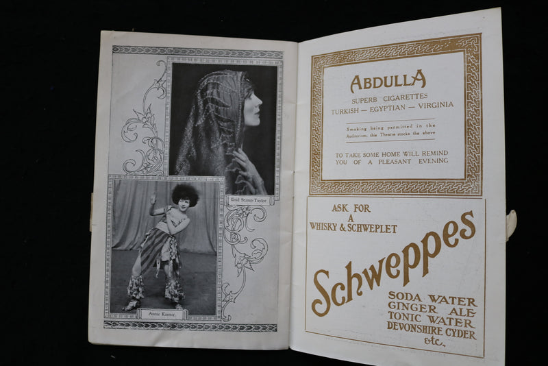 1920'S R.S.V.P. VAUDEVILLE THEATRE PROGRAM - K 1852
