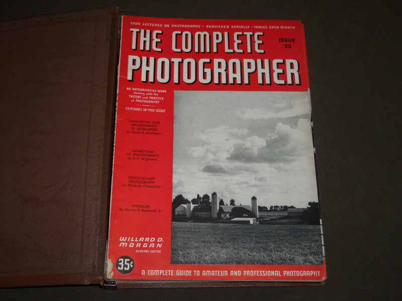 1942 THE COMPLETE PHOTOGRAPHER MAGAZINE BOUND VOLUME - ISSUES #25-30 - KD 4920