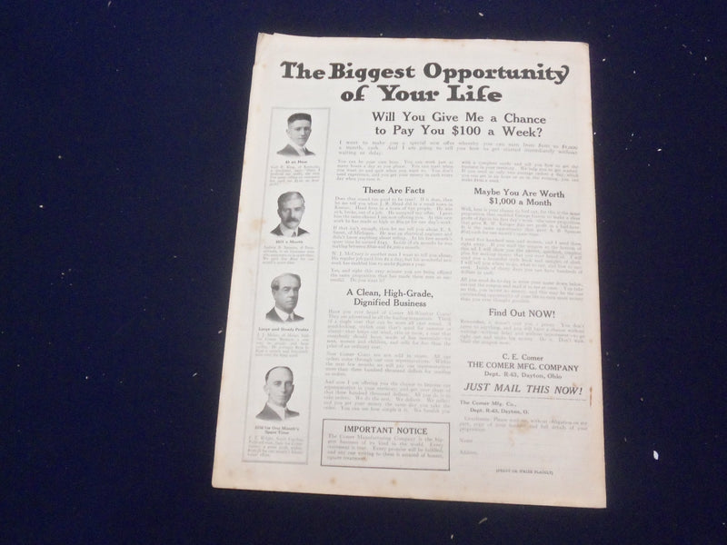 1923 JULY 21 CHRISTIAN HERALD MAGAZINE - A HOT DAY IN NEW YORK - ST 6612