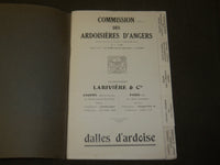 1930'S COMMISSION DES ARDOISIERES D'ANGERS D'ARDOISE FRENCH CATALOGUE - FR 1397