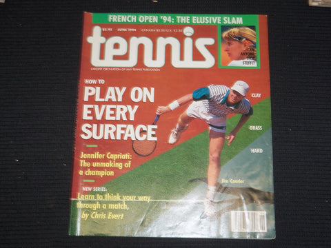 1994 JUNE TENNIS MAGAZINE - JIM COURIER COVER - E 9734