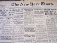 1941 JUNE 3 NEW YORK TIMES - GEHRIG IRON MAN OF BASEBALL DIES - NT 6188