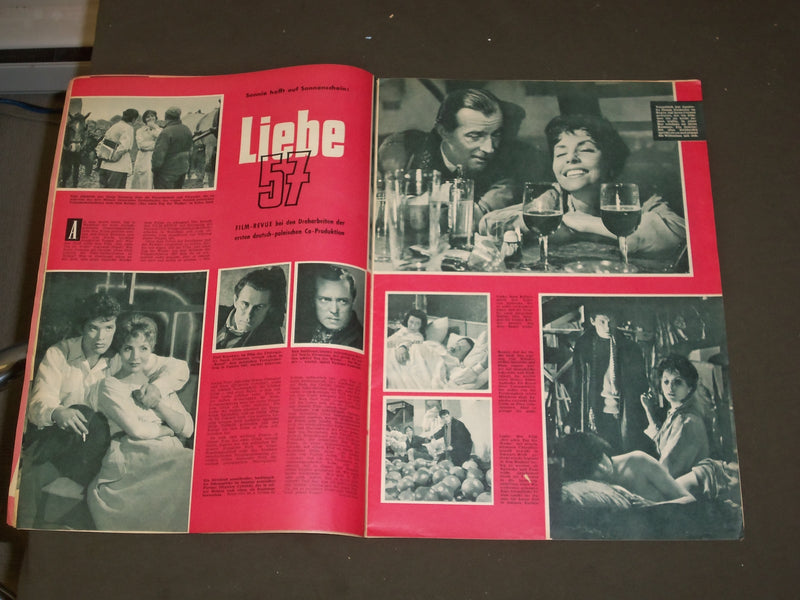 1957 AUG 20 FILM REVIEW (GERMAN) MAGAZINE - GINA LOLLOBRIGIDA COVER - B 3984