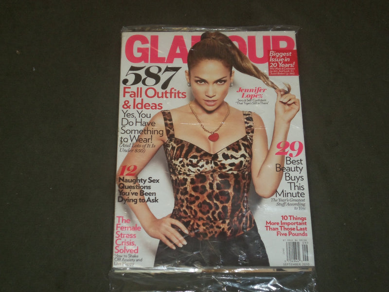 2010 SEPTEMBER GLAMOUR MAGAZINE - JENNIFER LOPEZ COVER - B 3031