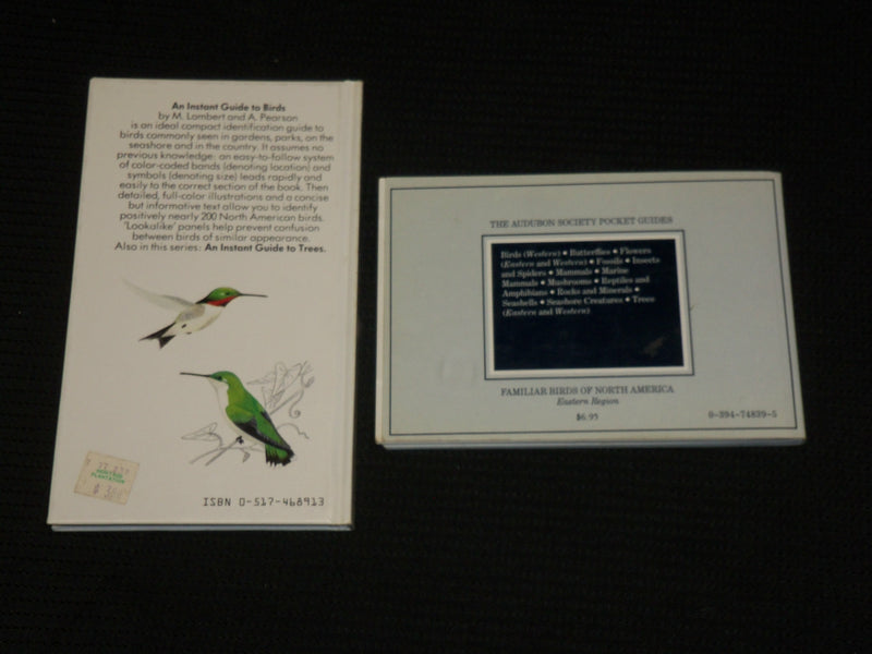 1985-1990 BIRD GUIDES BOOK LOT OF 2 - NORTH AMERICAN BIRDS - J 6891
