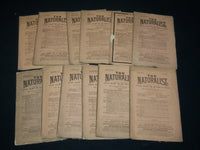 1901 THE NATURALIST MAGAZINE HISTORY FOR NORTH OF ENGLAND LOT OF 12 - WR 106K