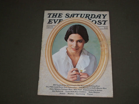 1975 AUGUST THE SATURDAY EVENING POST MAGAZINE - GIRL WATCHING THE POST - B 4298