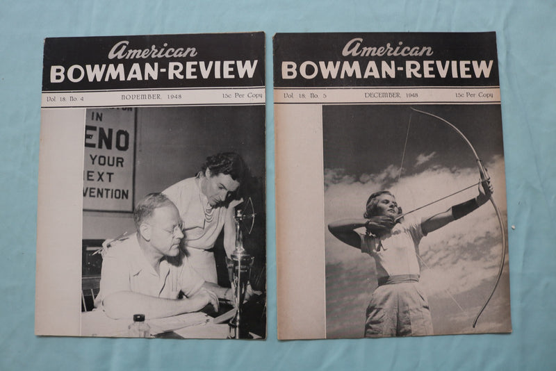 1948 AMERICAN BOWMAN-REVIEW MAGAZINE - COMPLETE YEAR - LOT OF 12 - O 3754