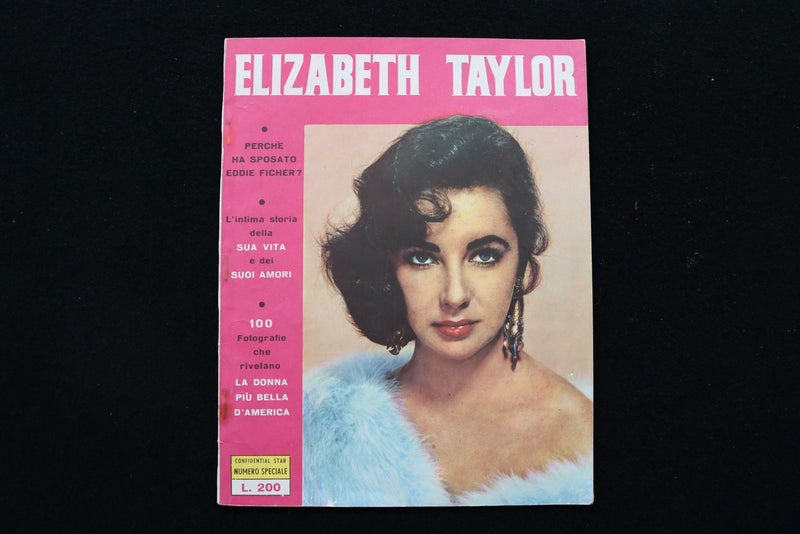 1950'S ELIZABETH TAYLOR MAGAZINE - ELIZABETH TAYLOR COVER - E 26064