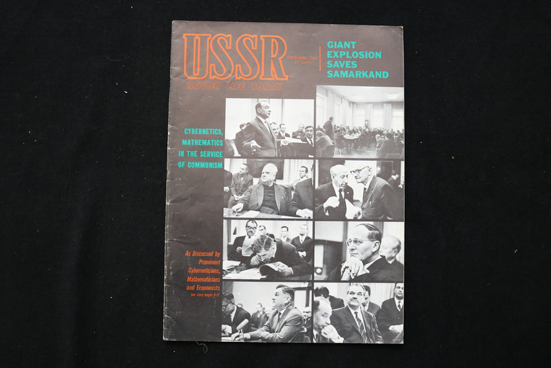 1964 SEPTEMBER USSR SOVIET LIFE TODAY MAGAZINE - GIANT EXPLOSION COVER - E 10023