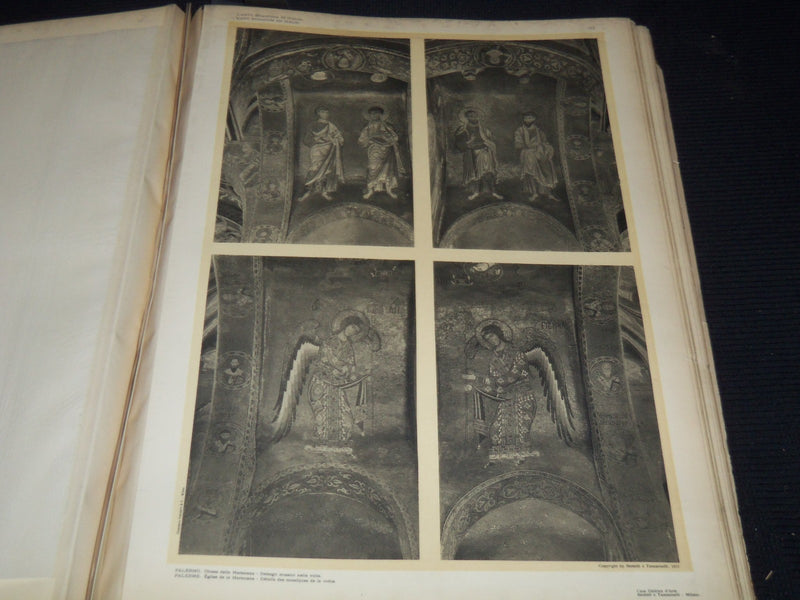 1912 L' ART BISANTINA IN ITALIA VOLUME BY A. COLASANTI - 100 PLATES - Z 261