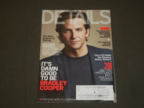 2013 MAY DETAILS MAGAZINE - BRADLEY COOPER COVER - B 1659