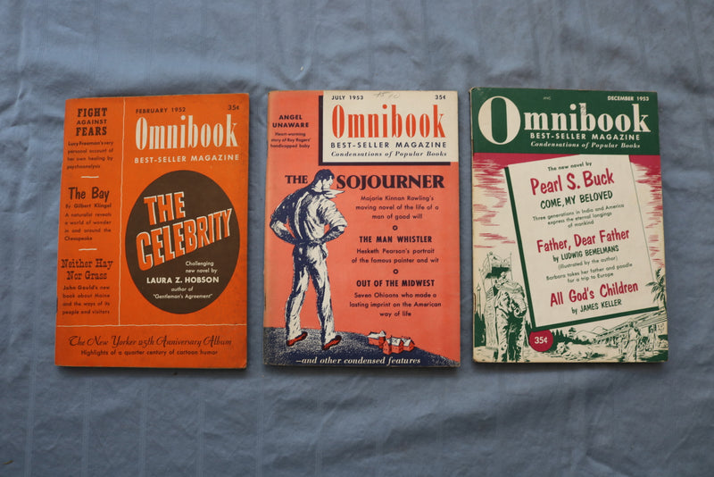 1952-1956 OMNIBOOK DIGEST MAGAZINE - LOT OF 15 - O 3325