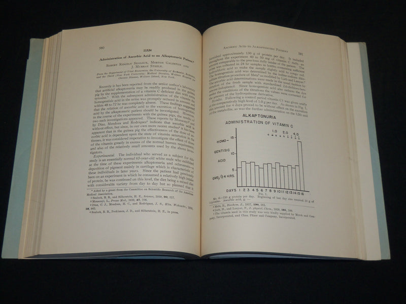 1929-1953 EXPERIMENTAL BIOLOGY & MEDICNIE SOCIETY PROCEEDINGS LOT OF 10- WR 336B