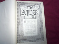 1922 JAN-DEC THE BUILDER U. K. MAGAZINE BOUND VOLUMES - 2 VOLS - FOLD OUTS- C 33