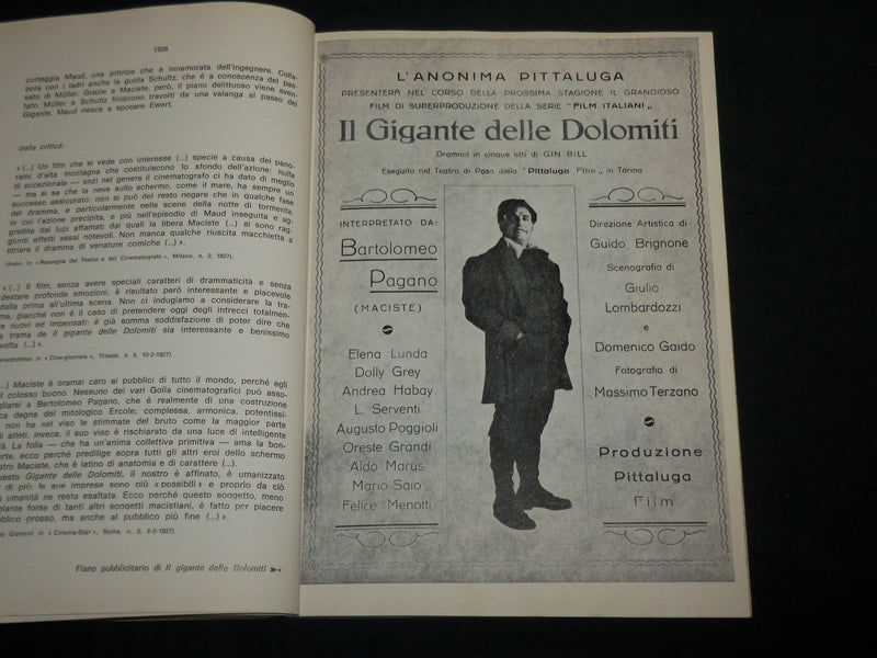 1981 JULY-DECEMBER CINEMA MUTO ITALIANO BOOK BY VITTORIO MARTINELLI - KD 7038