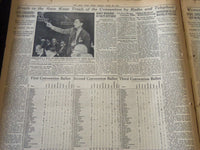 1940 JUNE 28 NEW YORK TIMES - REPUBLICANS NOMINATE WENDELL WILKIE - NT 5536