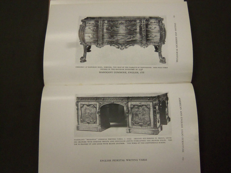 1929 ENGLISH AND AMERICAN FURNITURE BY HERBERT CESCINSKY - NICE PHOTOS - KD 80T