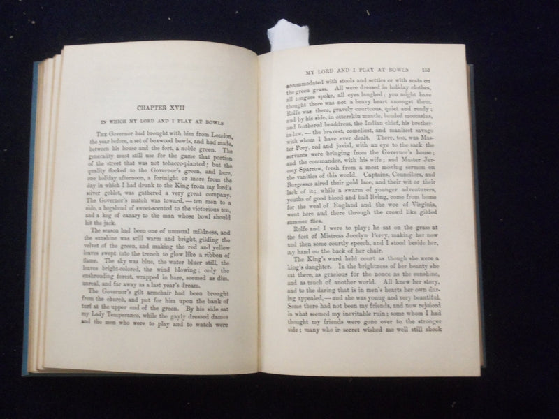 1900 TO HAVE & TO HOLD HARDCOVER BOOK BY MARY JOHNSTON - KD 8445