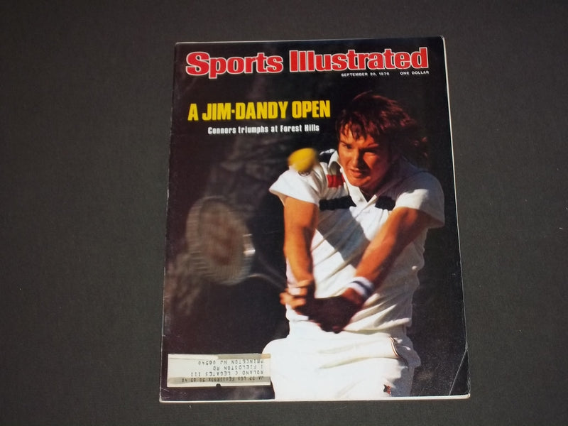 1975 SEPTEMBER 20 SPORTS ILLUSTRATED MAGAZINE - JIMMY CONNORS COVER - SP 9078