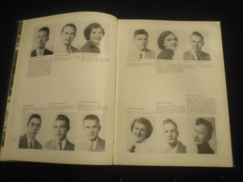 1954 THE DEL-HI DELTA HIGH SCHOOL YEARBOOK - DELTA, OHIO - YB 2753