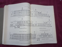 1913 JAN-DEC THE BUILDER U. K. MAGAZINE BOUND VOLUMES - 2 VOLS - FOLD OUTS- C 37