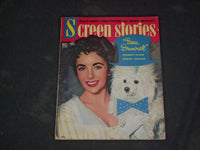 1954 SEPTEMBER SCREEN STORIES MAGAZINE - ELIZABETH TAYLOR COVER - CW 679