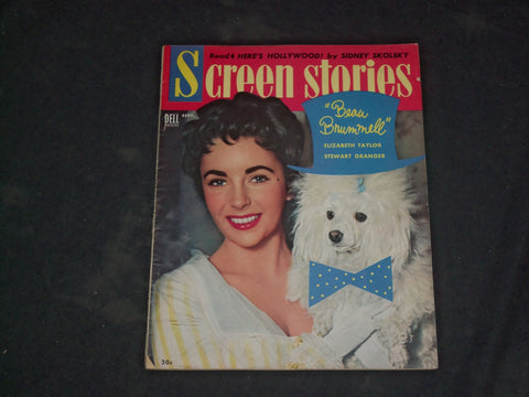 1954 SEPTEMBER SCREEN STORIES MAGAZINE - ELIZABETH TAYLOR COVER - CW 679
