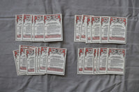 WILLIE WILSON 1981 DONRUSS BASEBALL CARDS - CARD #223 - NM-MT - LOT OF 32 - #59