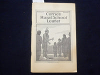 1930 SEPTEMBER CORNELL RURAL SCHOOL LEAFLET SOFTCOVER BOOK -TEACHERS' NO- J 9619