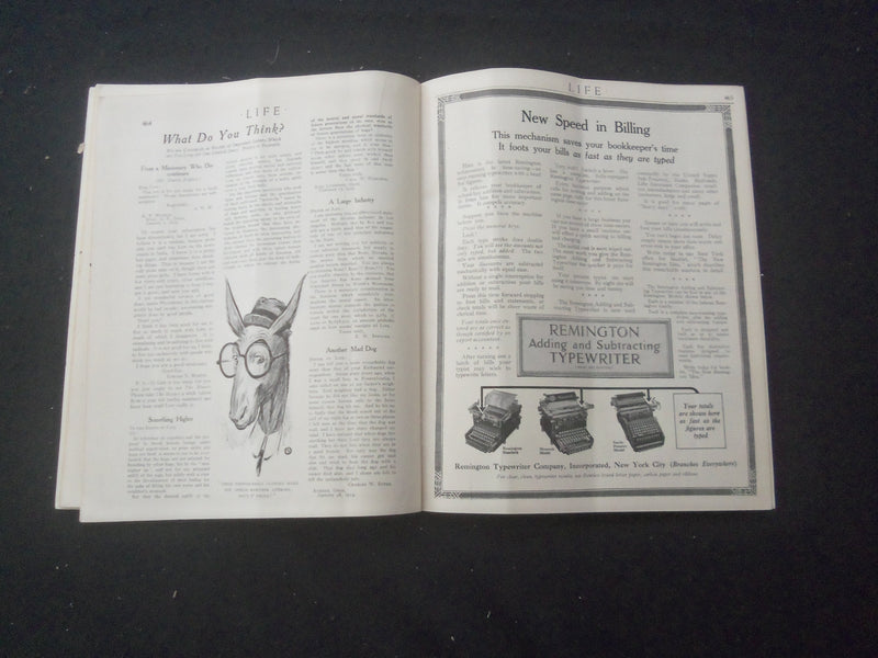 1914 MARCH 12 LIFE MAGAZINE - NOT GUILTY - L 758X