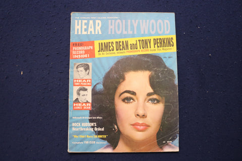 1957 SEPTEMBER HEAR HOLLYWOOD MAGAZINE - ELIZABETH TAYLOR COVER - E 12927